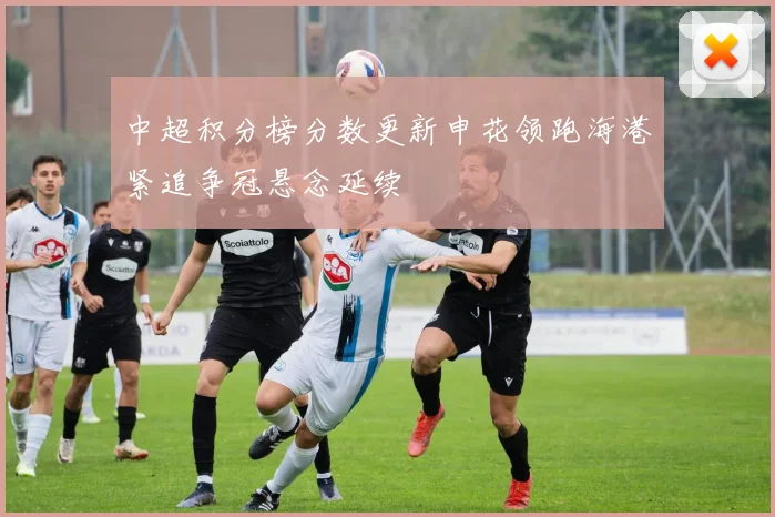 中超积分榜分数更新申花领跑海港紧追争冠悬念延续